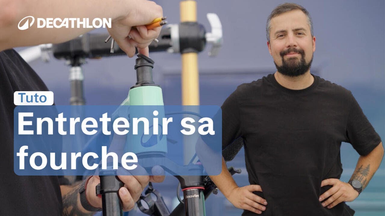 TUTO &ndash; Entretien fourche VTT 50h : la r&eacute;vision facile ? I Decathlon