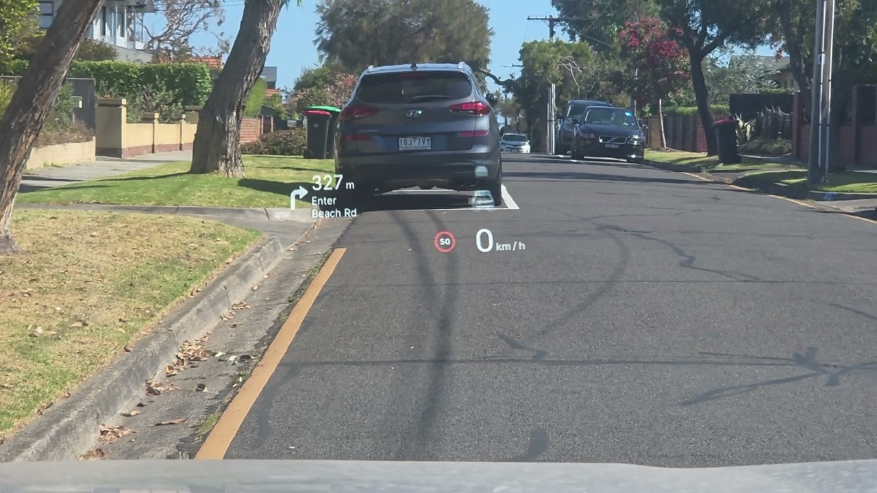 Geely EX5 - Waze on HUD - HUD Control