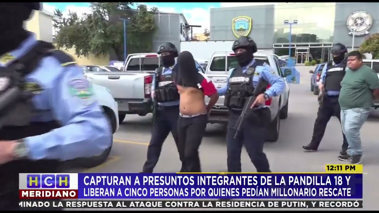 Caen supuestos pandilleros que pedían L 5 millones por cinco secuestrados