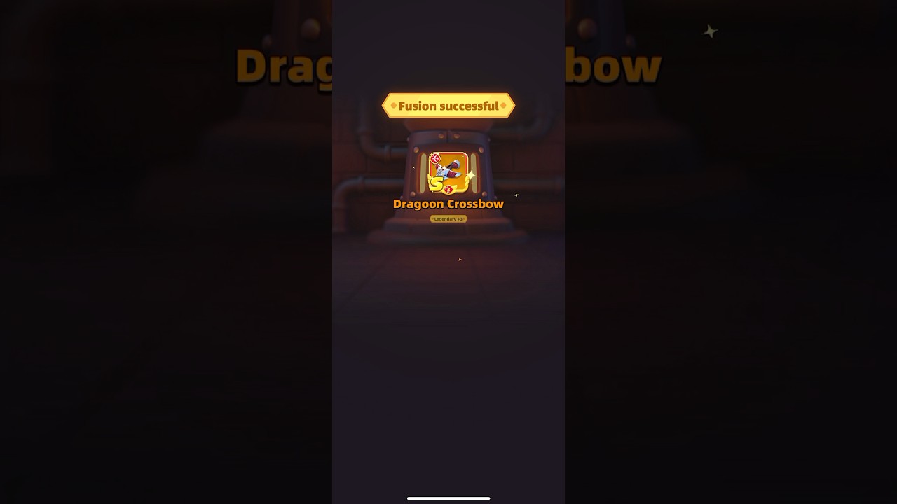 Archero 2, Dragoon Crossbow, Legendary +3 Upgrade