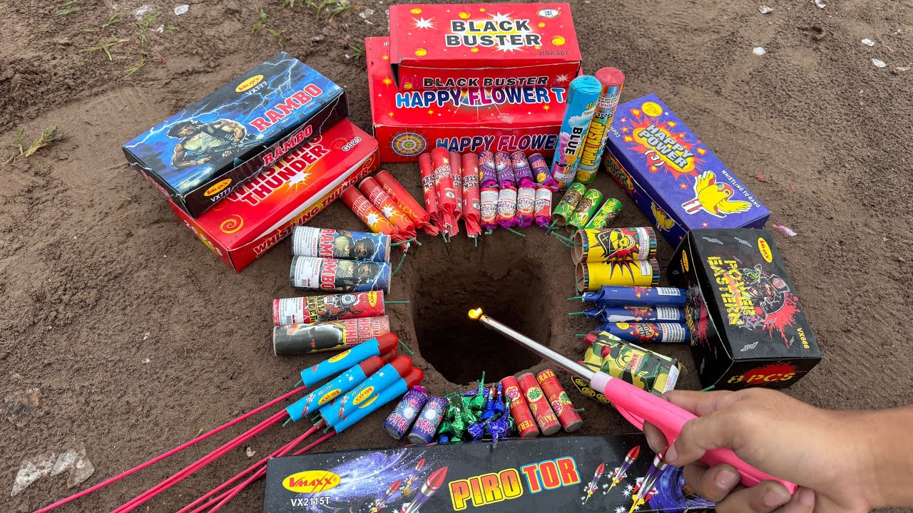 EXPERIMENT NYUMET MERCON DISKO, WHISTLING, POWER, RAMBO, ROKET PIRO, TELUR DINO DIDALAM TANAH!! SERU