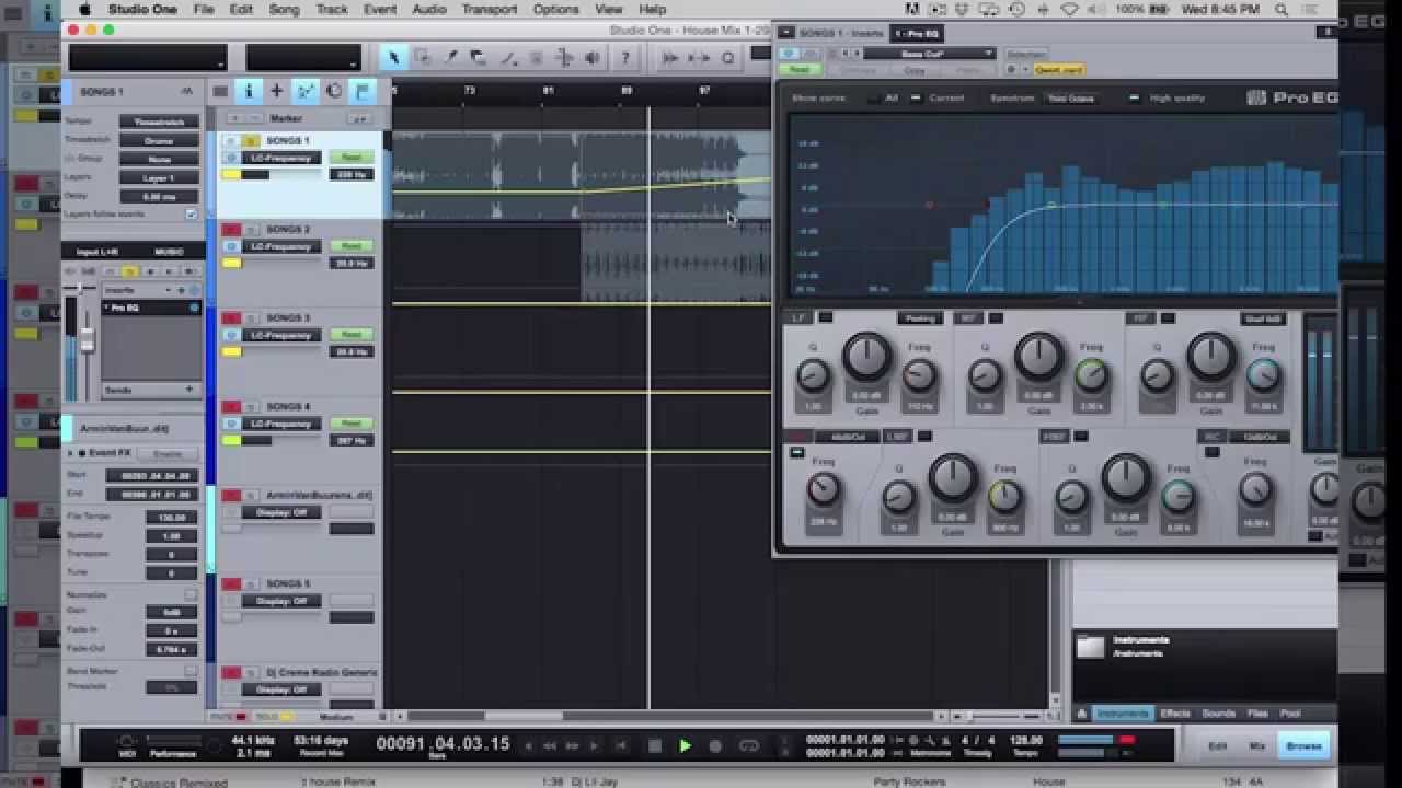 Presonus Studio One Pt 2 at In The Mix DJ School