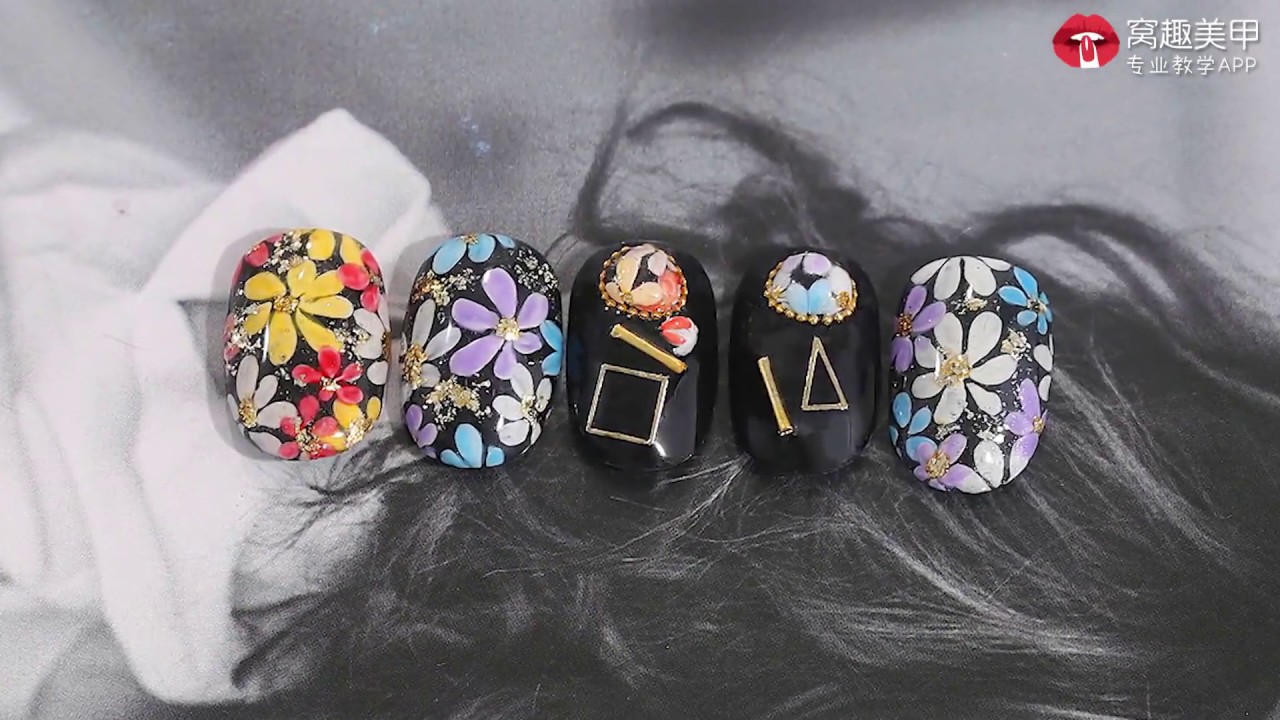 【Watch Nail Recommended-1356th phase】Vintage Floral Madness【推荐 第1356期】 复古碎花 精致女人