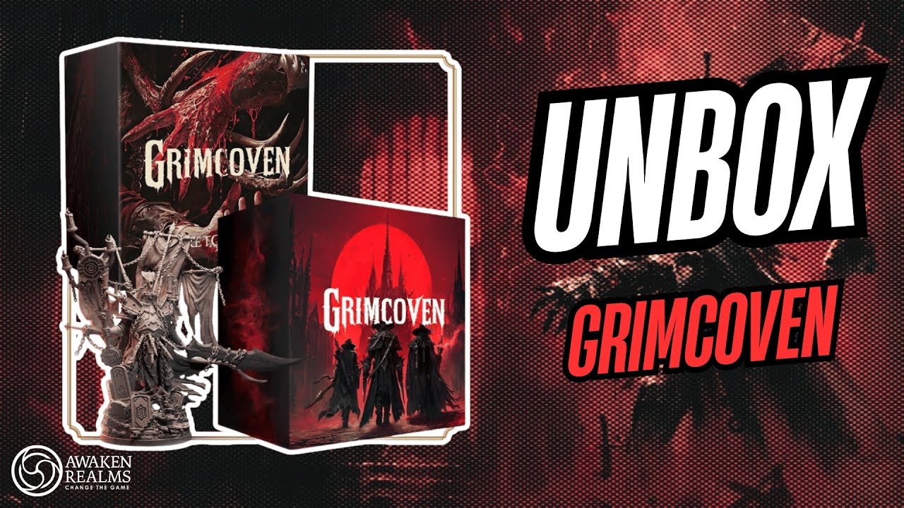 Unbox Grimcoven | Boardgame Kinh Dị Dark Fantasy Đỉnh Cao Có Gì Bên Trong?