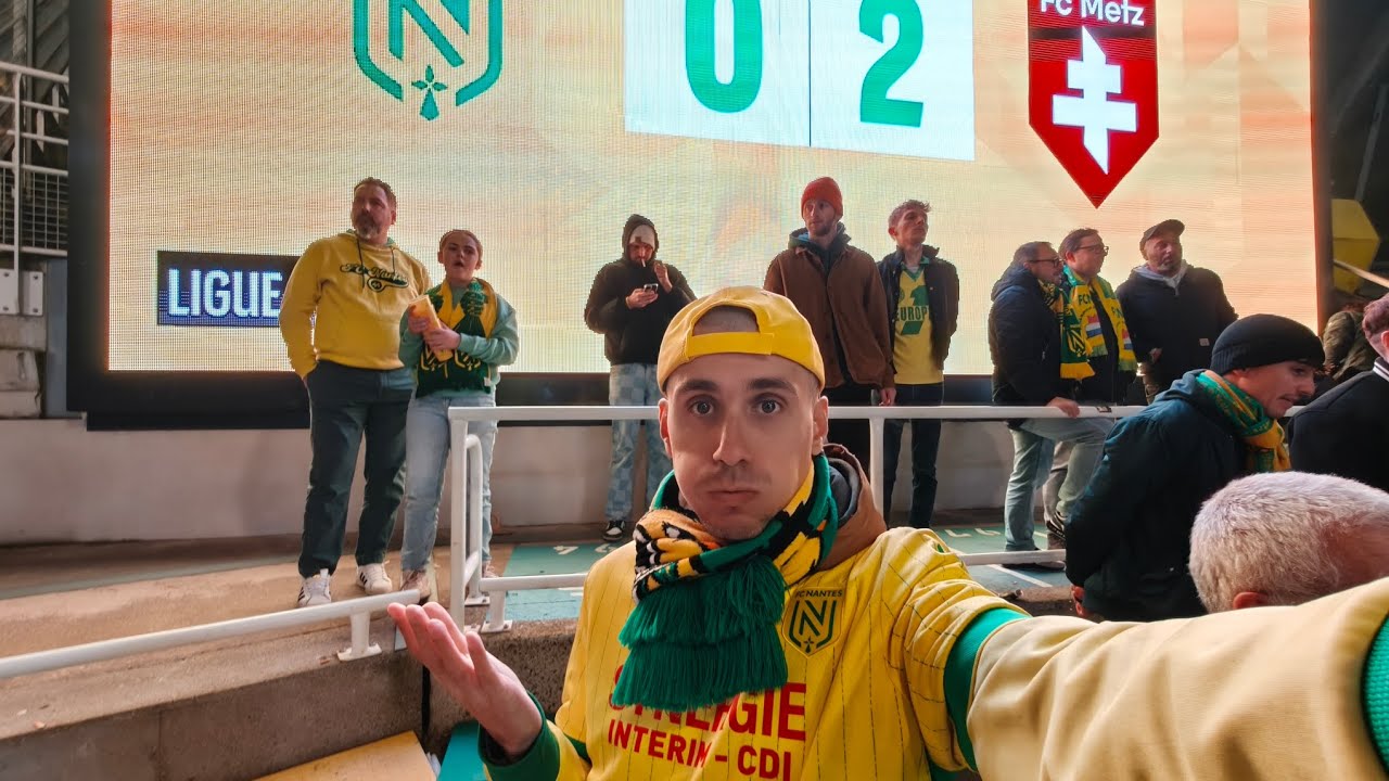 #vlog #4k  J11 L1 #fcnantes  0-2 #fcmetz  #ligue1  encore une nouvelle d&eacute;faite 😤😤🏟️