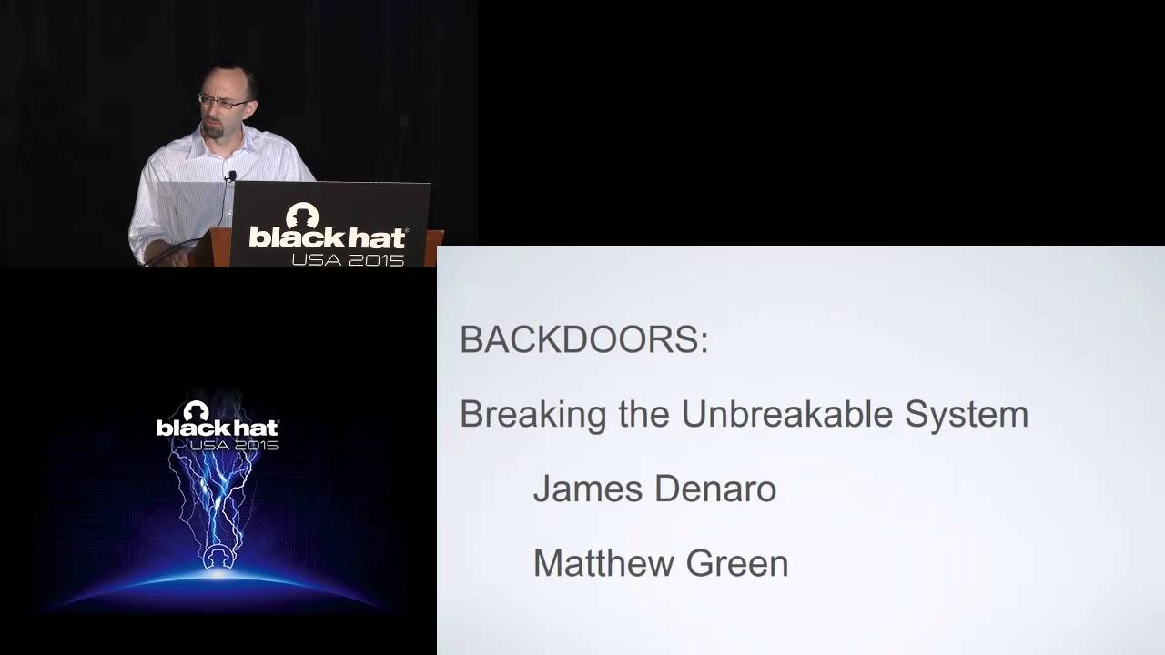 Back Doors And Front Doors Breaking The Unbreakable System