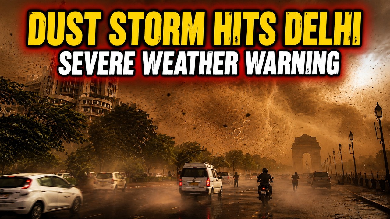 Massive Dust Storm Hits Delhi-NCR, IMD Issues Red Alert For Severe Weather