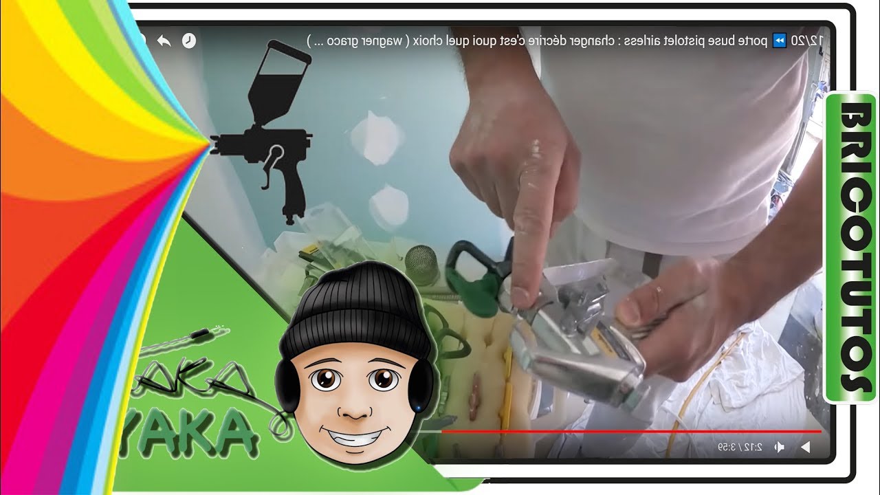 12/20 ⏩ porte buse pistolet airless : changer décrire c'est quoi quel choix  ( wagner graco ... )