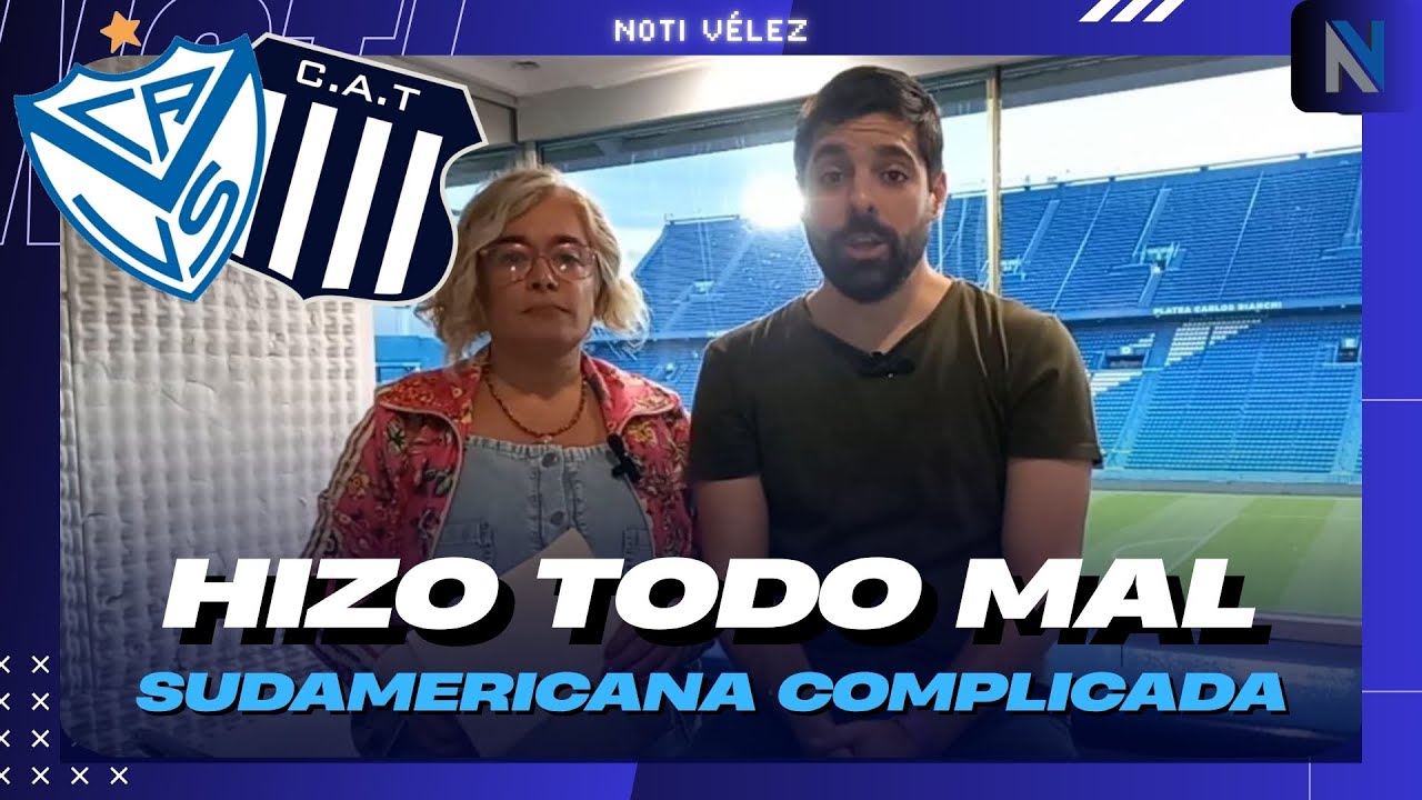 #VÉLEZ CAYÓ DERROTADO FRENTE A #TALLERES Y SE ALEJÓ DE LA #COPASUDAMERICANA