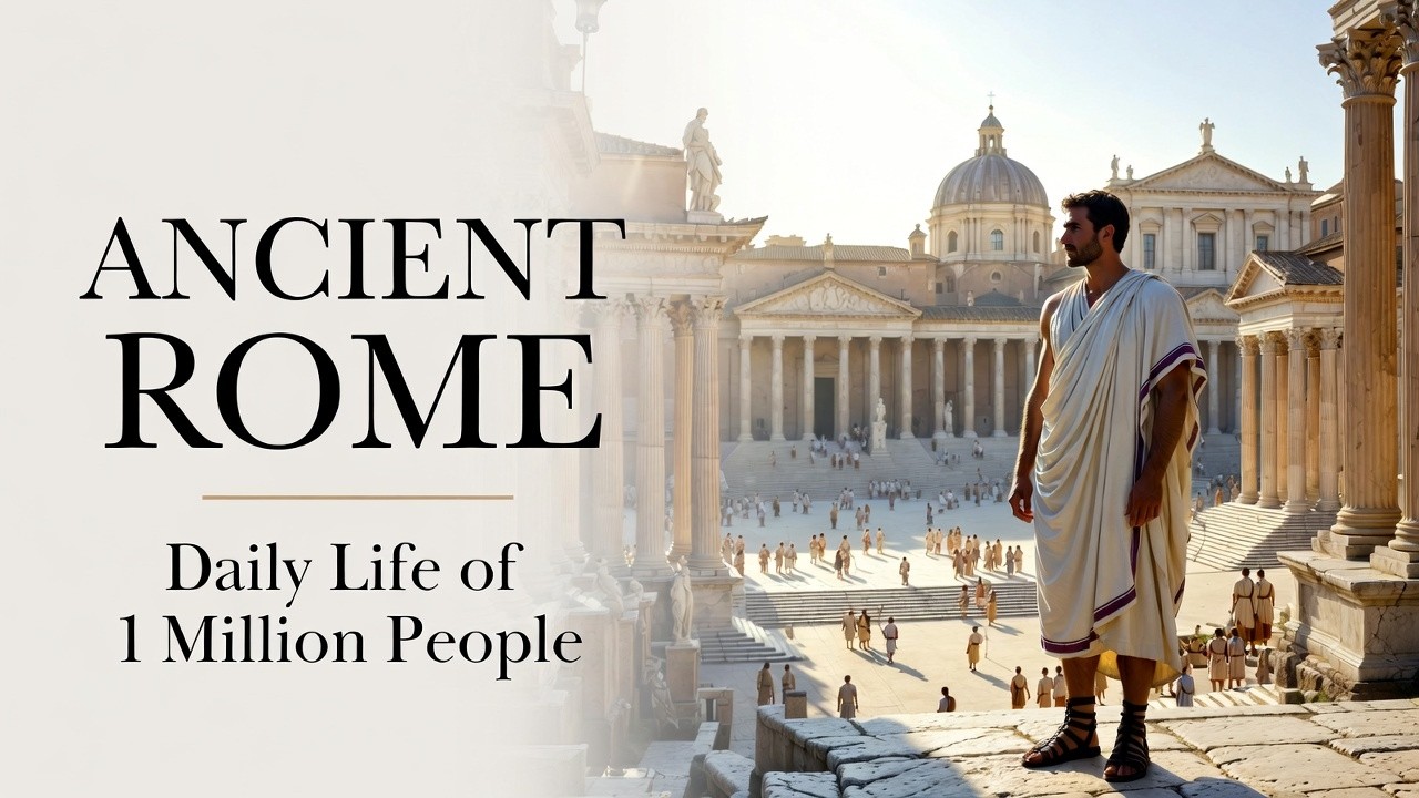 Daily Life of 1 Million People in Ancient Rome in 150 AD (AI Reconstruction)
