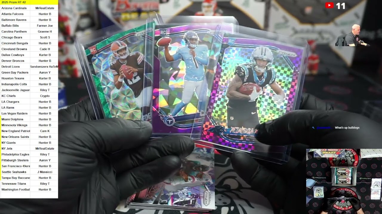 1 Box 2025 Prizm Football Random Team #2