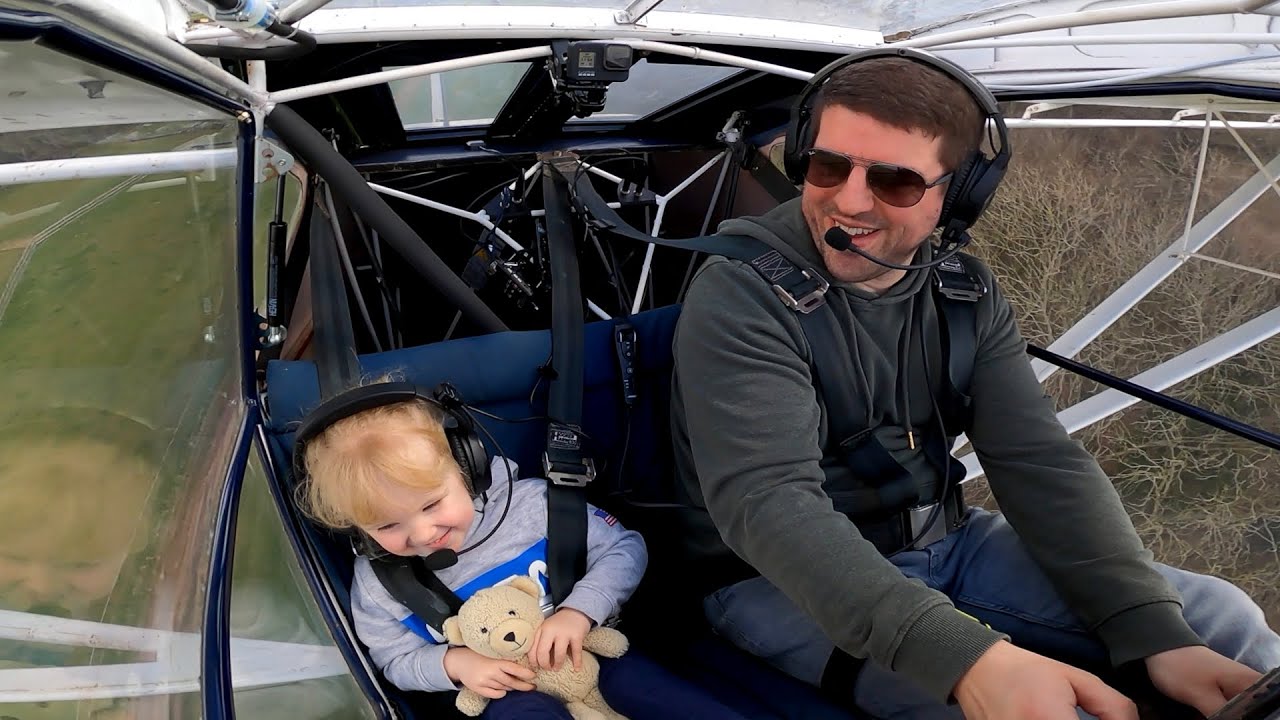 My daughter's first flight | Kitfox