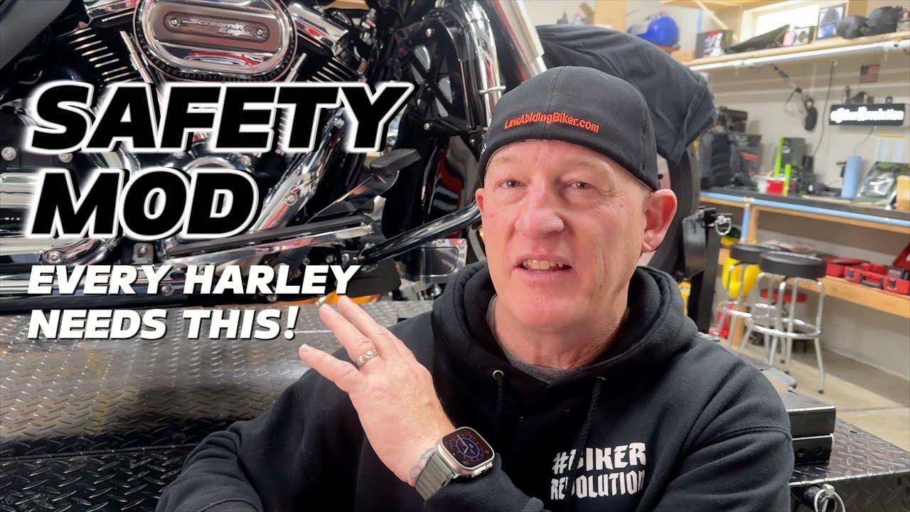 The FIRST SAFETY MOD I do to ALL Harley's!