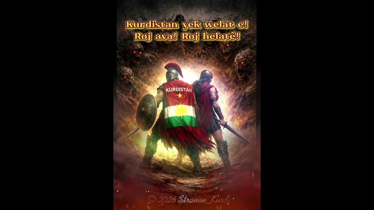 Roj ava Roj helatê  Kurdistan yek walate. QSD - Peshmerge - روچآفا روچ هلاته كوردستان يك ولاتة