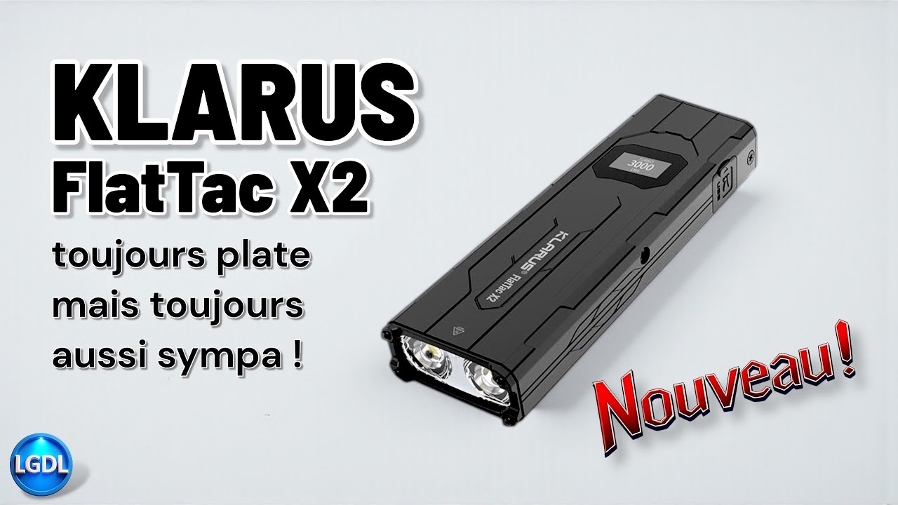 KLARUS FlatTac X2 : aussi plate mais aussi sympa que sa grande soeur !!!