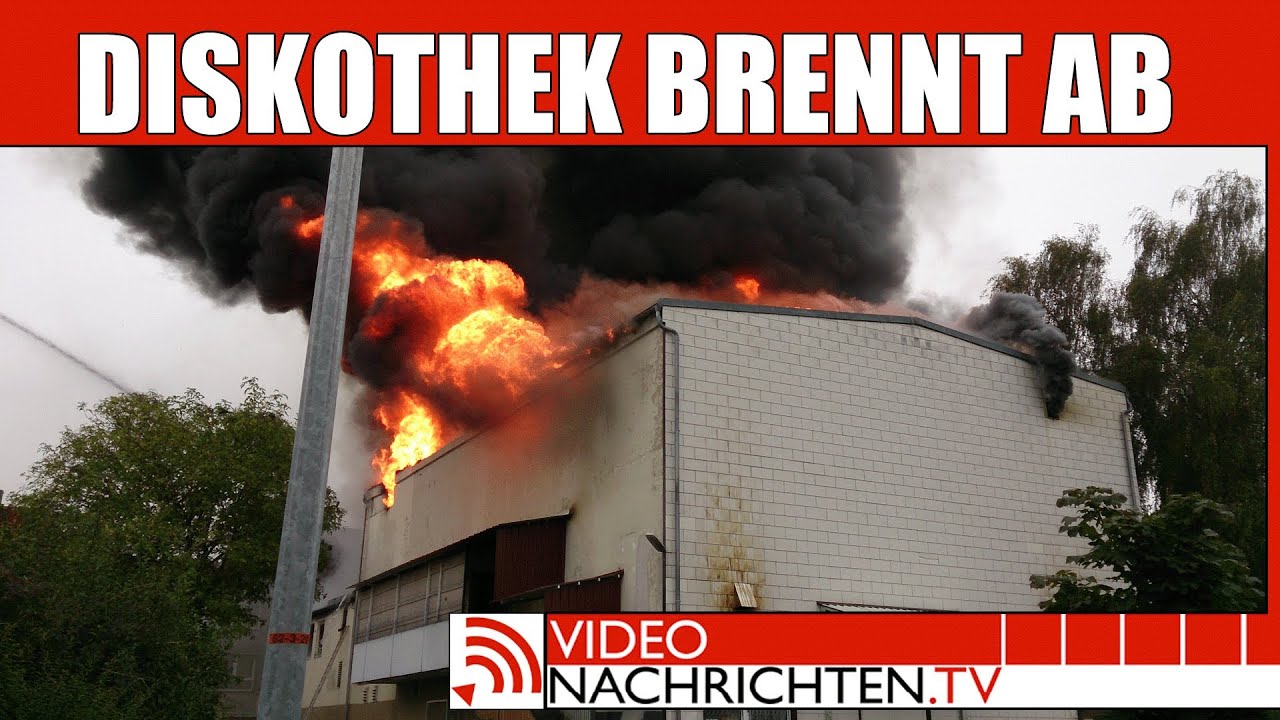 Diskothek im Vollbrand, Nachbarhäuser in Kaufbeuren evakuiert | Nachrichten | VideonachrichtenTV