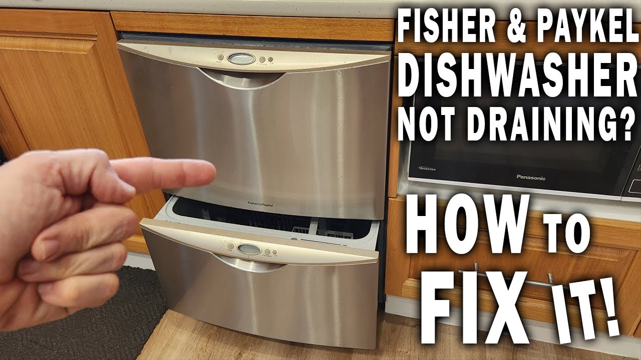 Посудомоечная машина Fisher & Paykel DD605 не сливает воду полностью — как это исправить