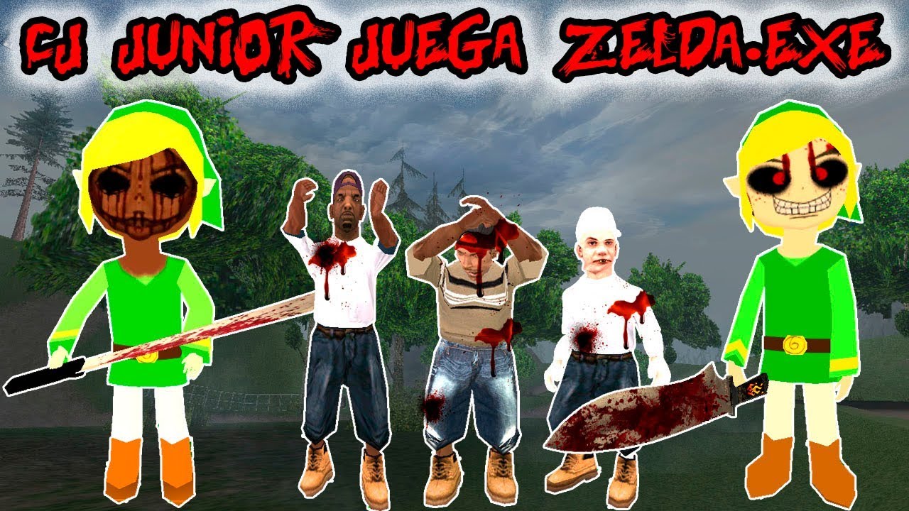 Cj Junior juega Zelda.Exe - Loquendo - Gta san andreas