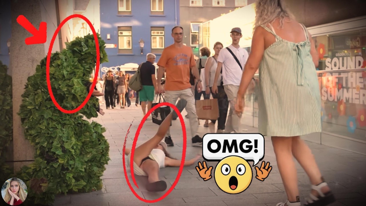 Their First Reaction Was Completely Natural Bushman Prank