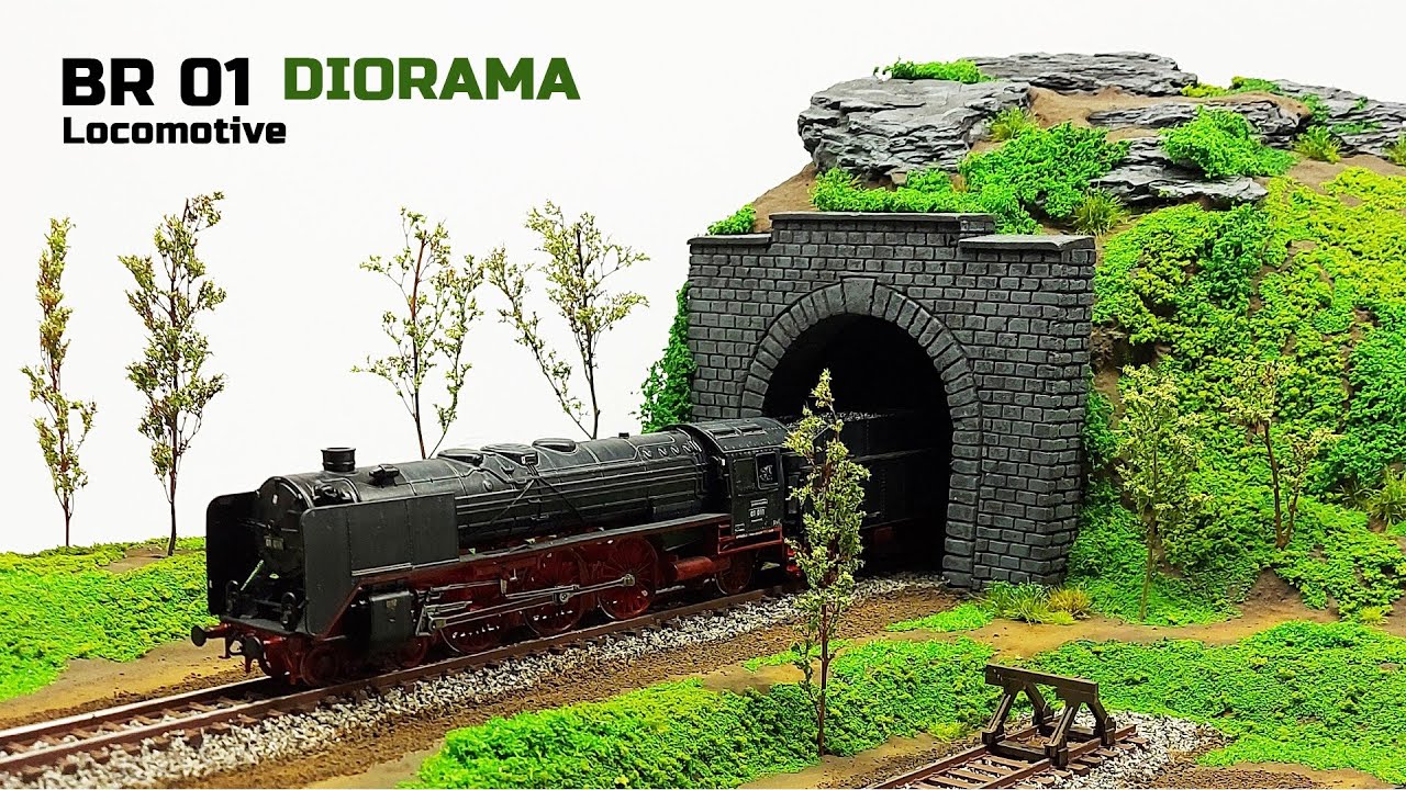 ULTRA-REALISTIC Diorama: BR 01 Locomotive | Step by Step tutorial