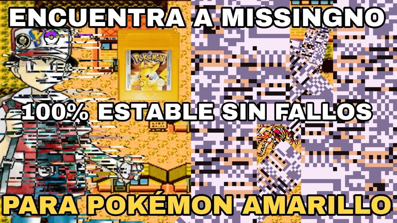 Encuentra a MissingNo de una manera estable 100% sin fallos en 7 minutos en Pokémon Amarillo. ✔️