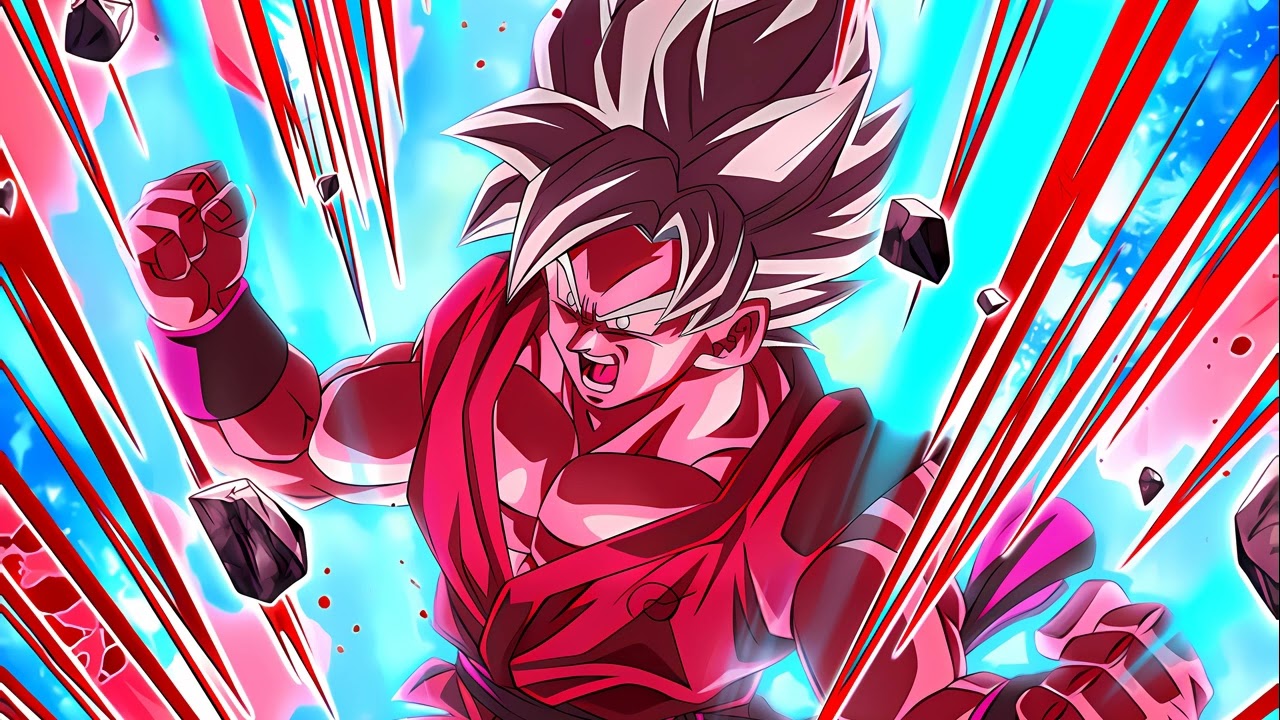 Dokkan Battle: TEQ Super Saiyan Blue Kaioken Goku Revival OST (AI Extended)