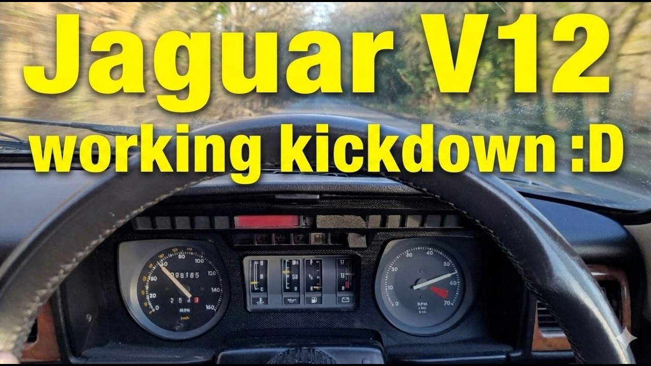 Jaguar XJS V12 с автоматической коробкой передач Kickdown — почему она (вероятно) не работает и р...
