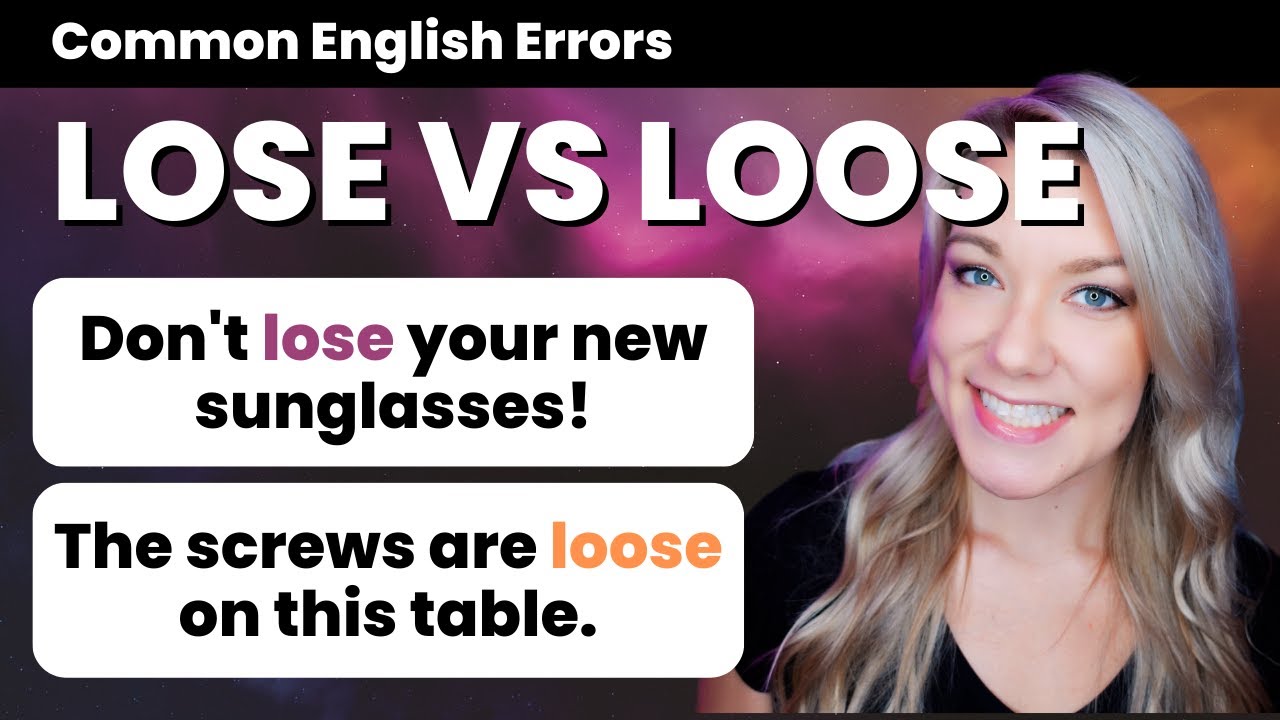 Lose or Loose - What's the Difference? | English Grammar Lesson + Practice QUIZ!