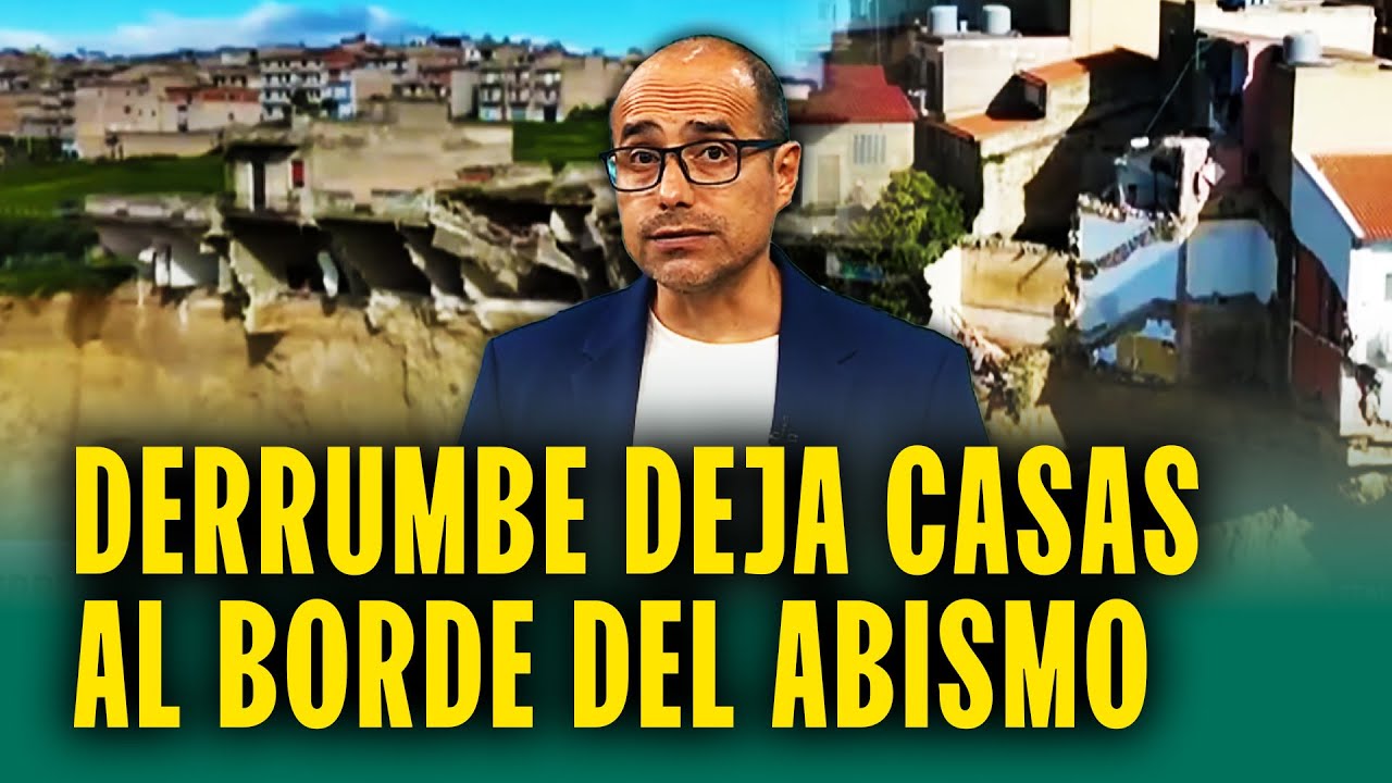 Casas quedaron al borde del abismo por derrumbes: Miles de personas fueron evacuadas