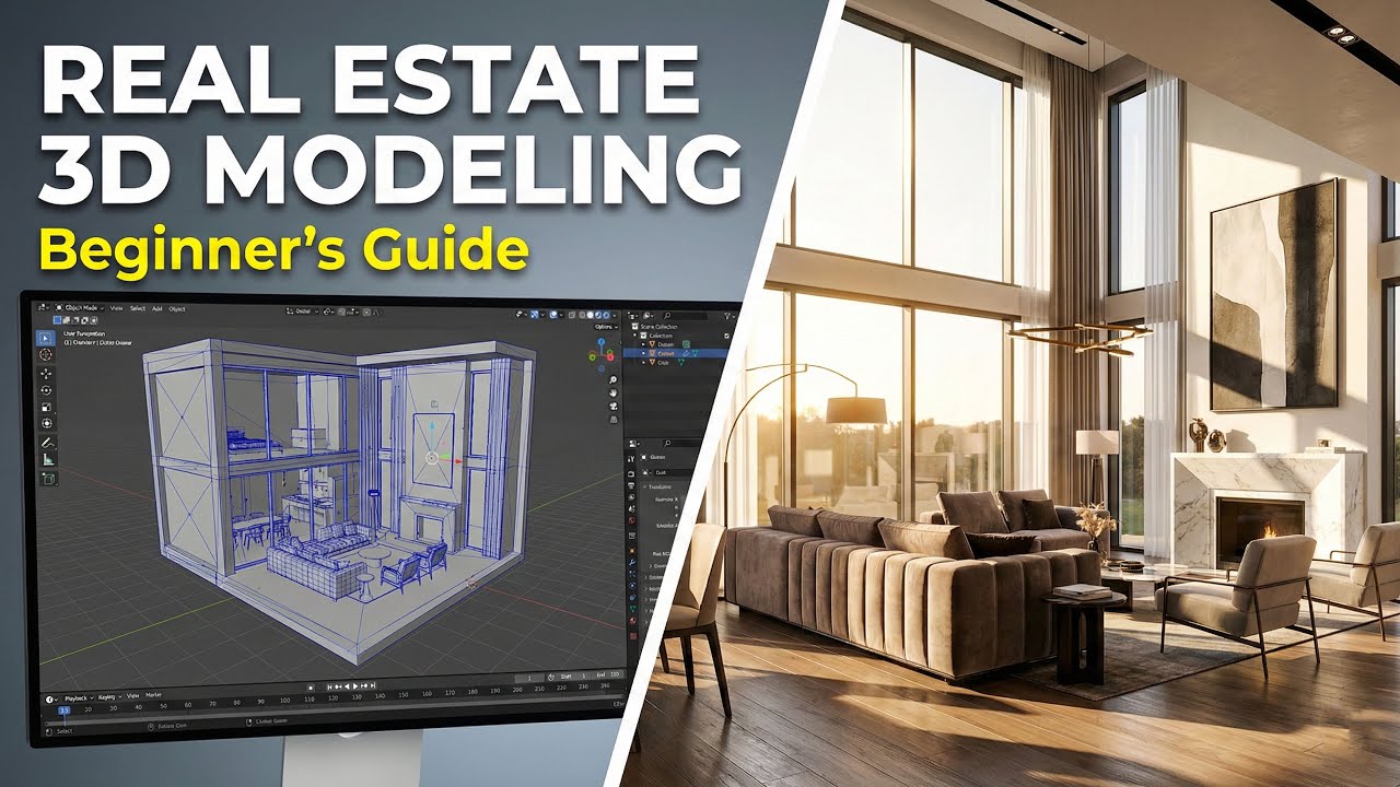 A Beginner's Guide to 3D Modeling for Real Estate Listings