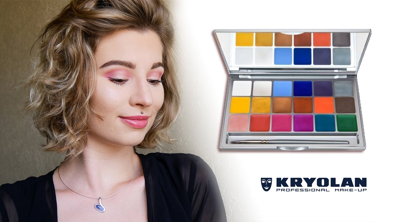 Kryolan Shimmering Vision Palette Review + Techniques n How to Create a beautiful Eye Makeup
