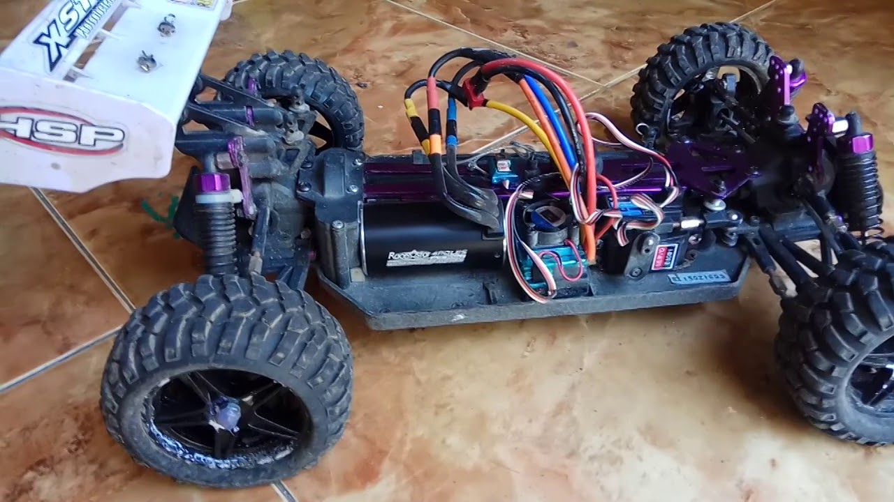 upgrade hsp buggy 1/10 with racerstar 3670 2650kv, esc tsky 120a