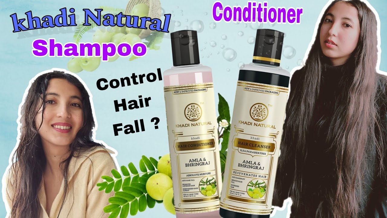 Khadi Natural Shampoo and Conditioner Honest review || 10 days Challenge - Control Hair fall ?