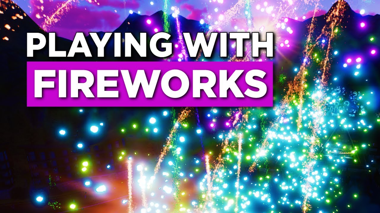 Create Amazing Firework Displays! Planet Coaster 2 | Project Viking