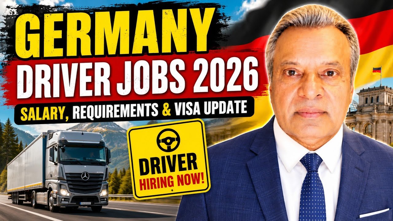 Germany Driver Jobs 2026 🚛 | &euro;3,000+ Salary? Requirements & Work Visa Guide