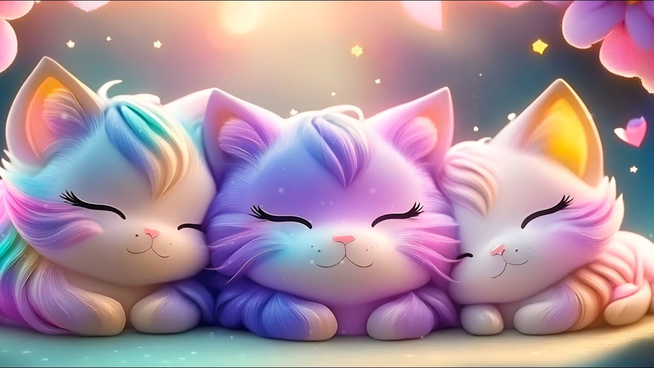 Baby Cats Lullaby Sleep Music sound for Sleep Instantly, Peace of Min, Healing, Soothing