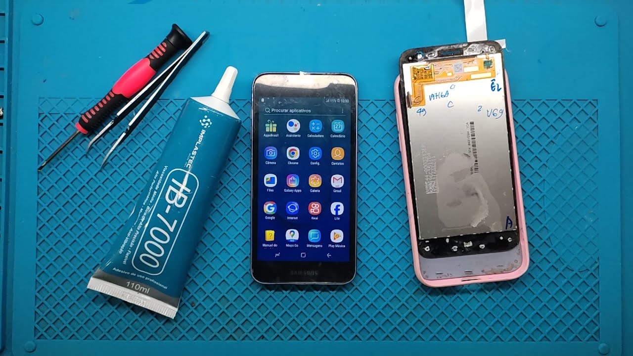 Como trocar tela do Samsung J2 core.