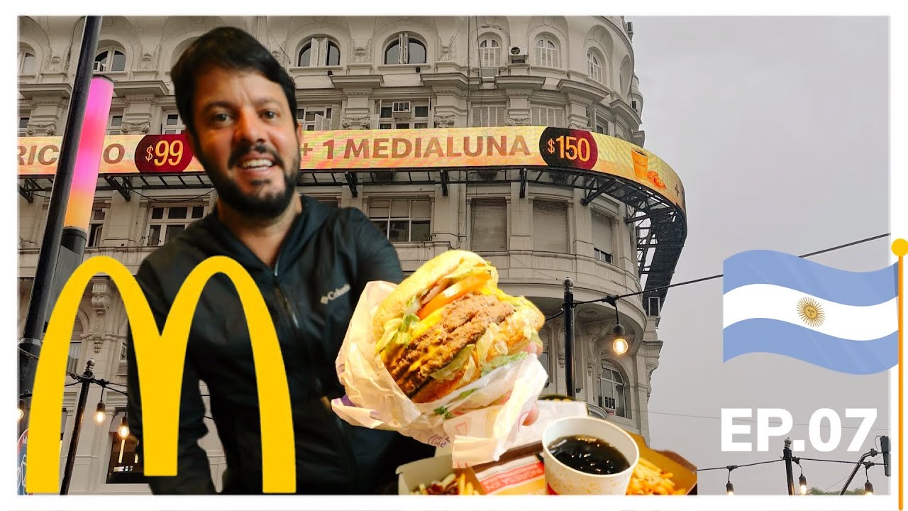 🍟 24h COMENDO no McDonald’s  - Buenos Aires - Argentina 🇦🇷 | RIO4FUN