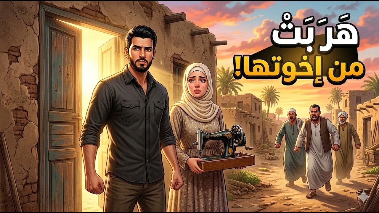 قصة  فتاة يتيمة تهرب في منتصف الليل وما حدث في البيت المهجور ابكي الجميع