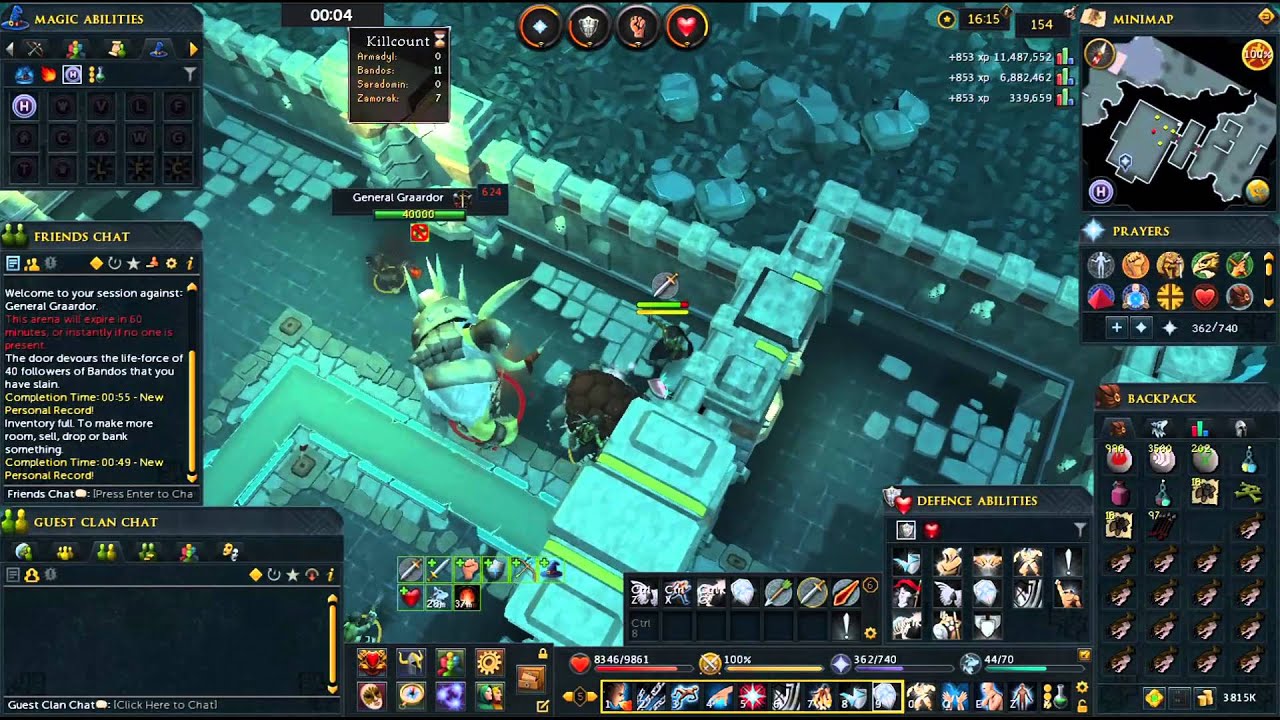 How to Kill Bandos as a low level! General Graador guide. - fast spawn