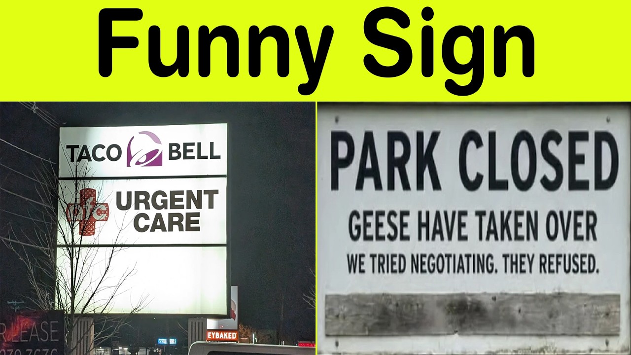 This Funny Sign Is So Dumb It’s Actually Brilliant – Try Not to Laugh! || Happy Panda