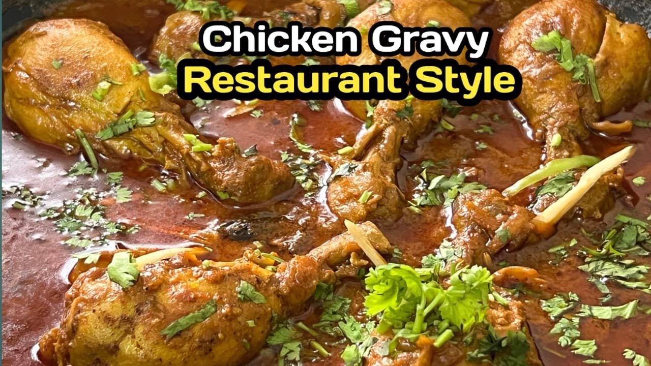 Chicken Gravy Restaurant Style / Party Recipe / Yasmin Fernandes Recipes