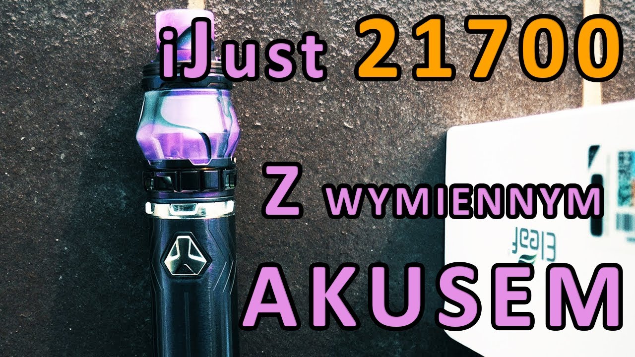 Eleaf iJust 21700 z wymiennym akumulatorem 18650 & 20700
