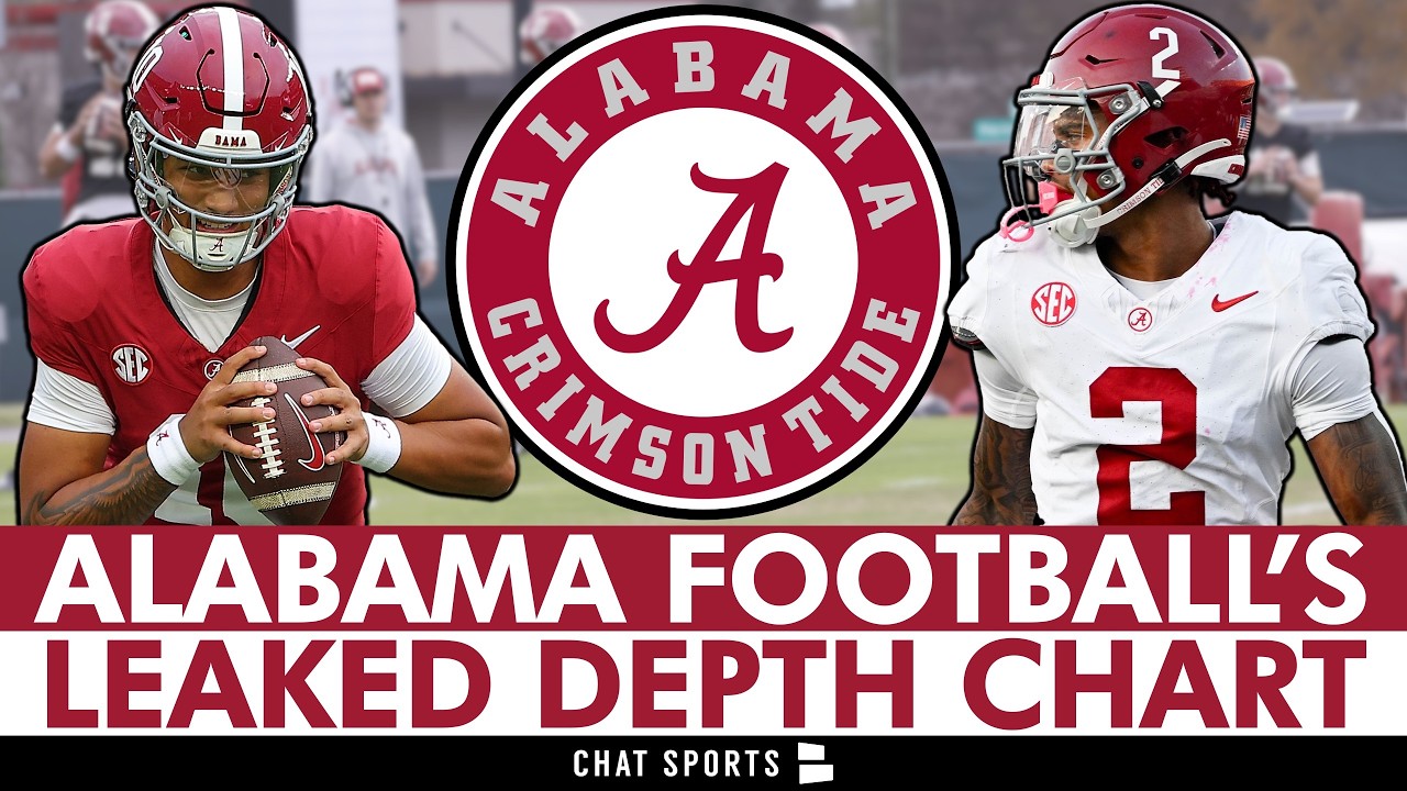 LEAKED Alabama Football Depth Chart On Offense For 2026 Spring Practice