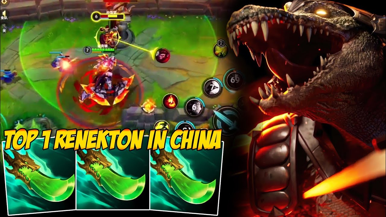 RENEKTON IS VERY STRONG NOW WITH THIS NEW BUILD - WILD RIFT