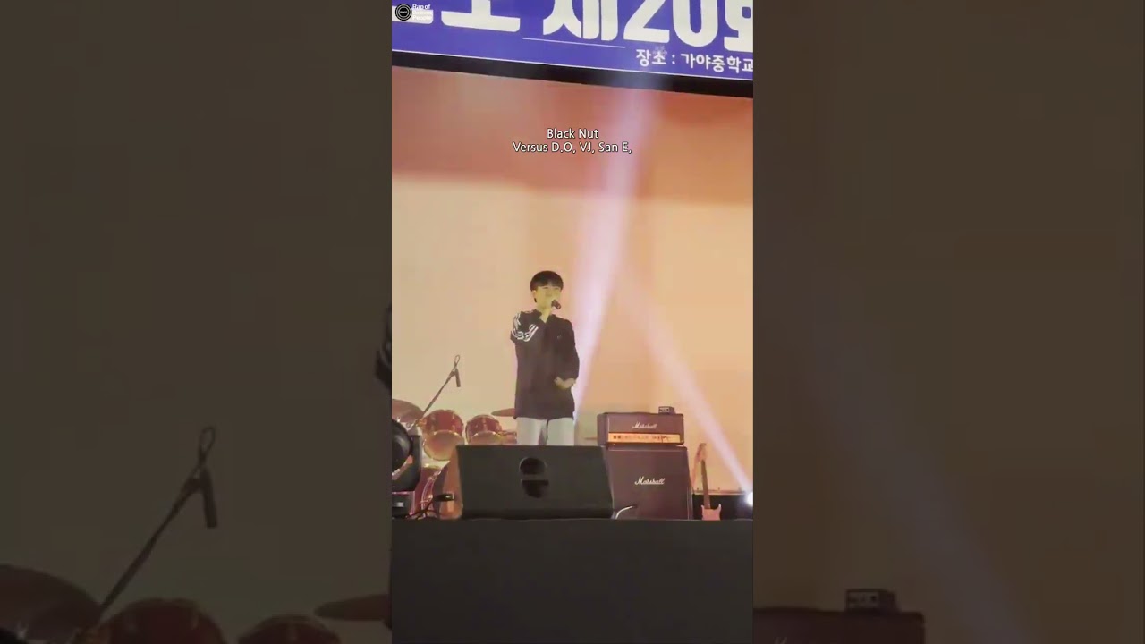 [일반인들의 랩 라이브] 학교 축제에서 100 (블랙넛) 커버! 이걸?
