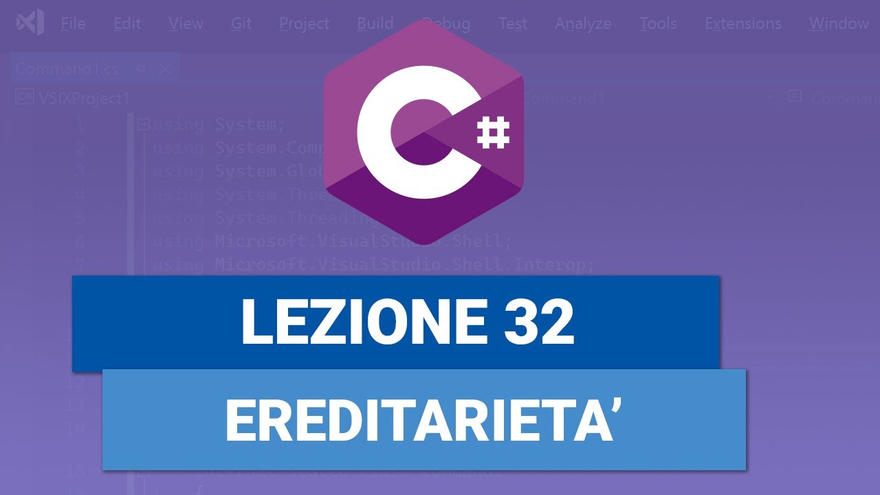 Ereditarietà - C# TUTORIAL ITALIANO 32