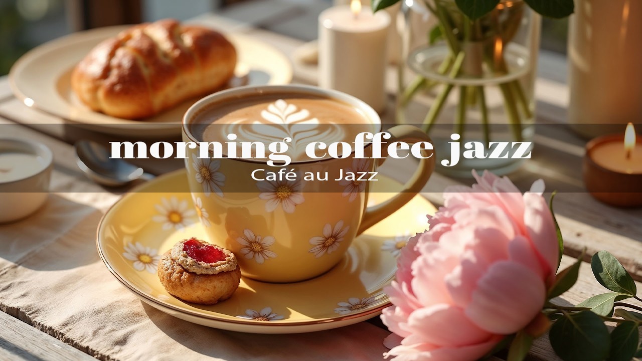 Positive Morning Coffee Jazz ☕ Relaxing Bossa Nova Jazz | Cozy Café Music for Chill & Focus
