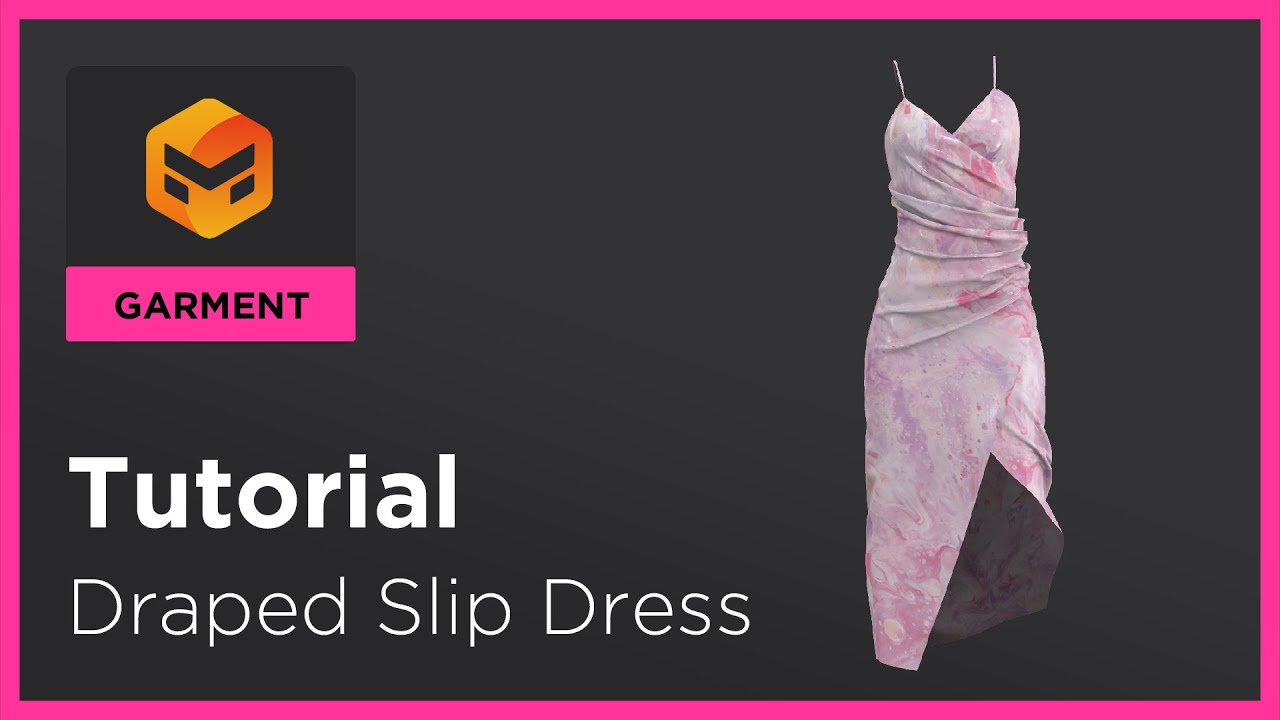 [Garment] Draped Slip Dress
