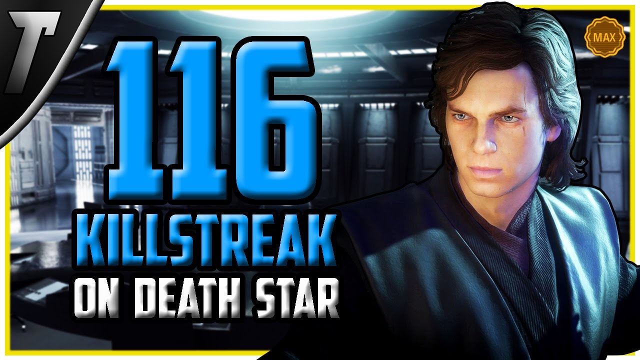 Star Wars Battlefront 2 Anakin Skywalker 116 Killstreak (Death Star II)